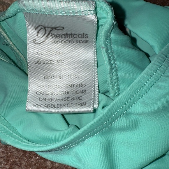 Theatricals Girls Mint Green Sports Bra CM - Picture 2 of 3